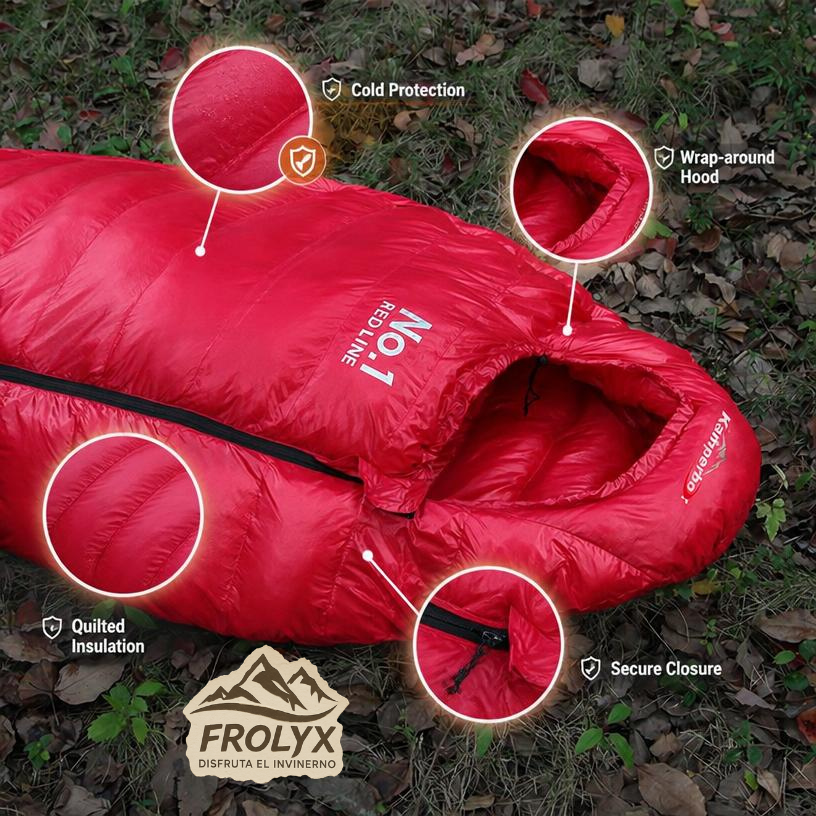 Saco de Dormir Ultraligero Kamperbox CW1100 | Camping & Trekking