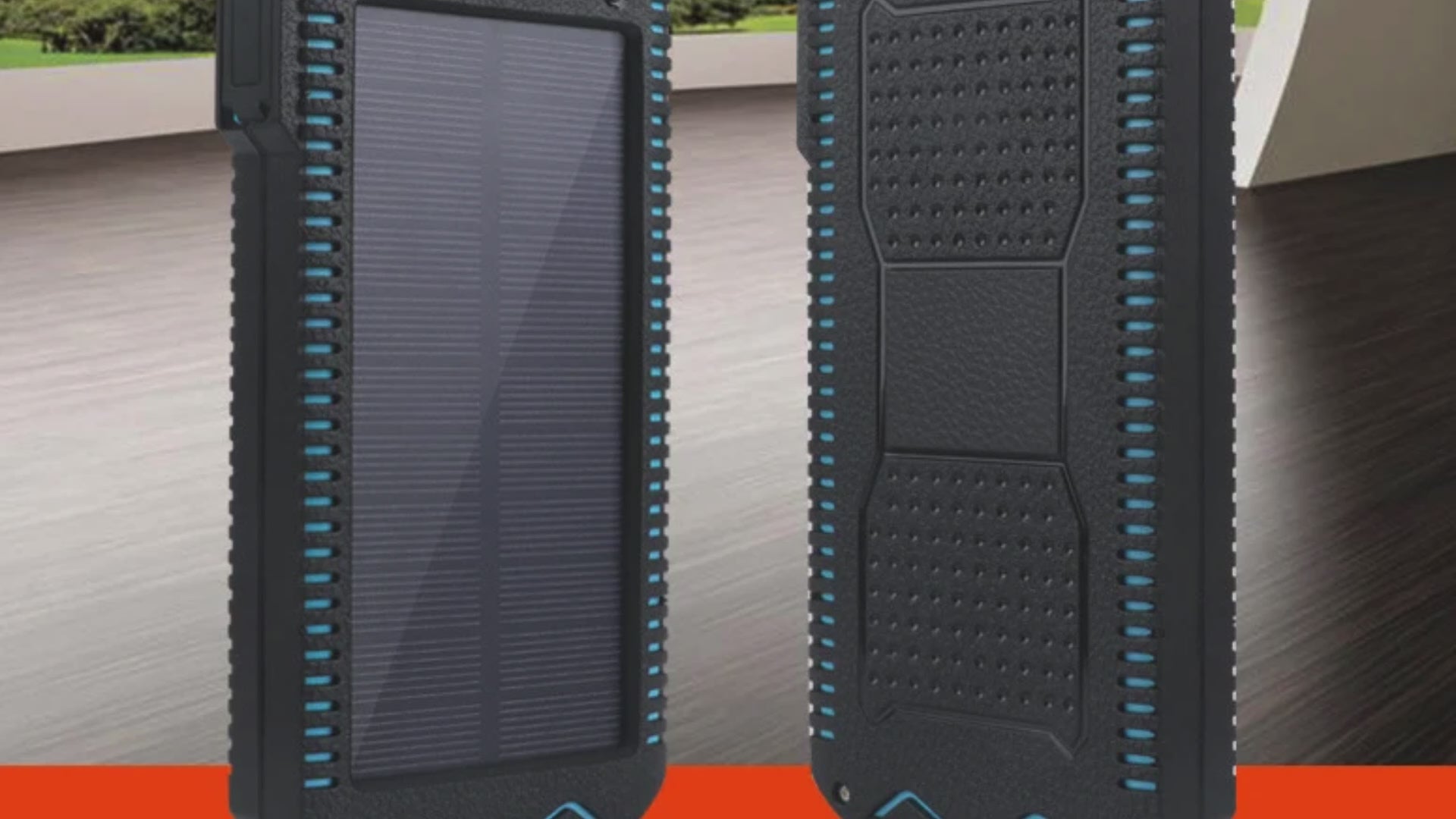 Batería Portátil Solar con Linterna y Encendedor